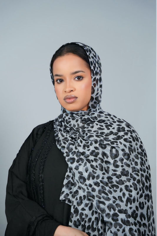 MONO LEOPARD SHIFON HIJABS