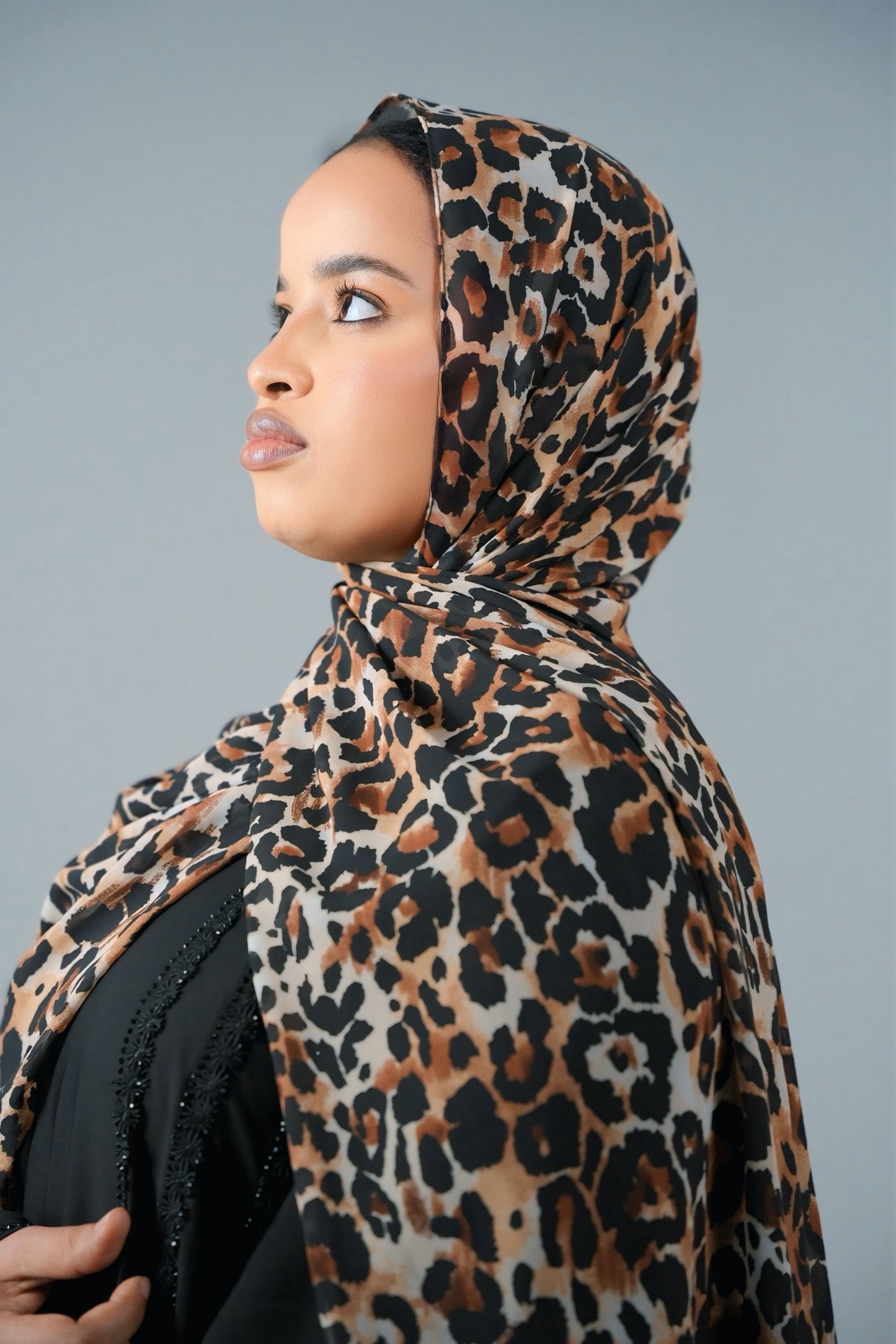 CHEETAH PRINT SHIFON HIJABS