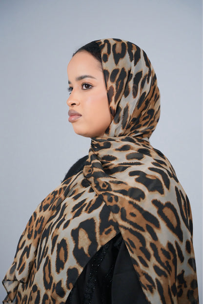 LEOPARD SHIFON HIJABS